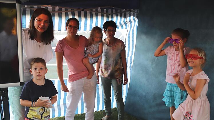 Eine Fotobox wurde gerne genutzt Foto: Johanna Blum