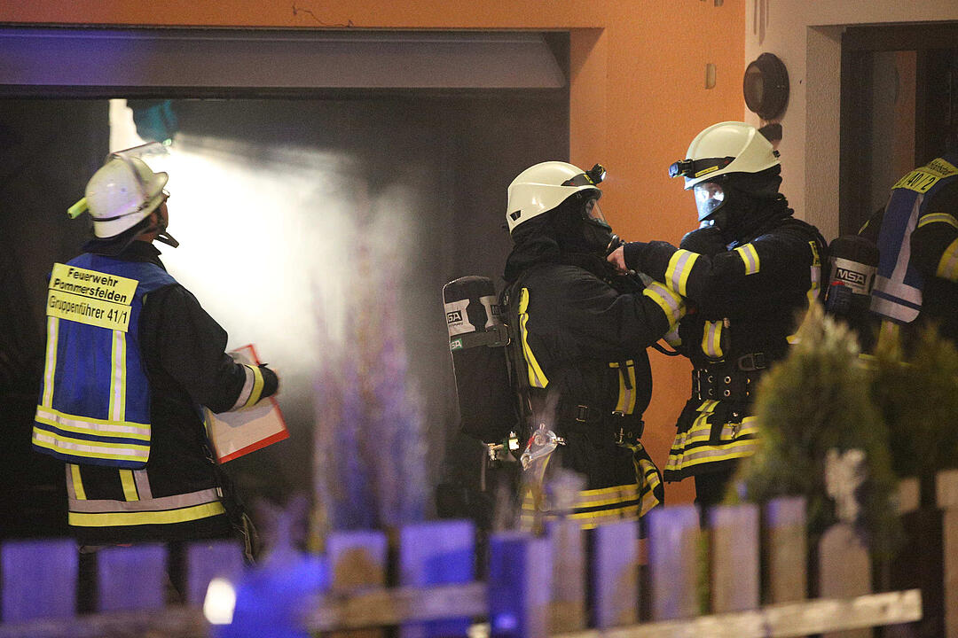 Pommersfelden (Landkreis Bamberg): Feuer zerstört Einfamilienhaus