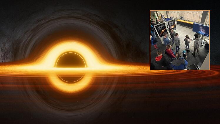 Uni Würzburg simuliert Schwarzes Loch bei "Langer Nacht der Astronomie"