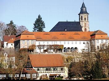 Bergm&uuml;hle, Schloss und Markgrafenkirche in Neudrossenfeld Foto: Karla Fohrbeck