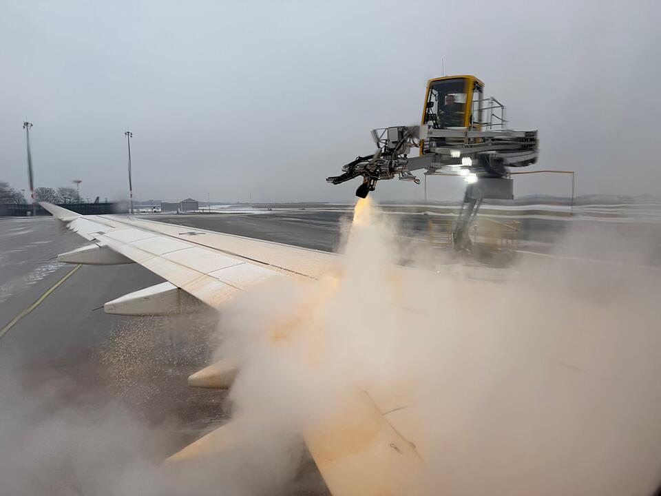 Winterwetter - Flughafen Berlin/Brandenburg