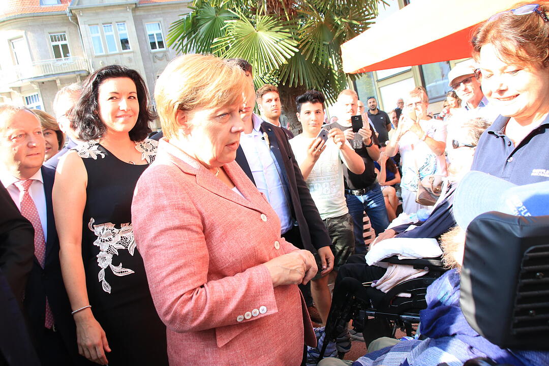 Angela Merkel zu Besuch in Bad Kissingen
