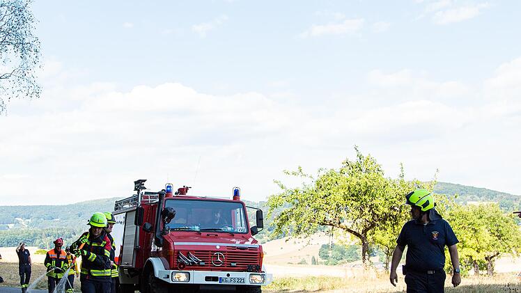 Weiterbildung zum Thema Vegetationsbrandbek&auml;mpfung. Foto: Sebastian Gerr/FFW Bad Br&uuml;ckenau