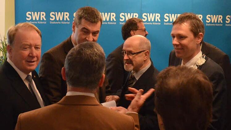 Finanz- und Heimatminister Markus Söder (CSU) in RödentalFoto: Rainer Lutz