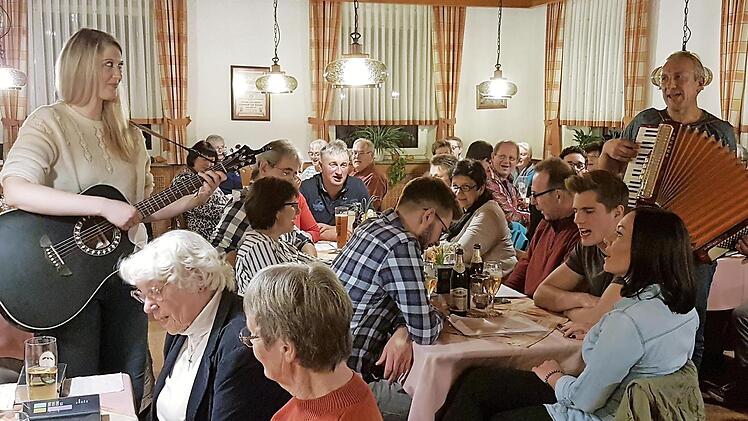 Guter Besuch beim Wirtshaussingen in Wonsees Foto: Alexander Hartmann