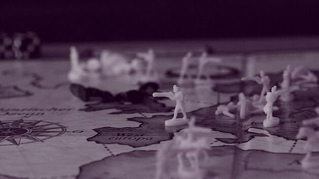 Die Welt als Schlachtfeld? Im Kalten Krieg durchaus m&ouml;glich gewesen.