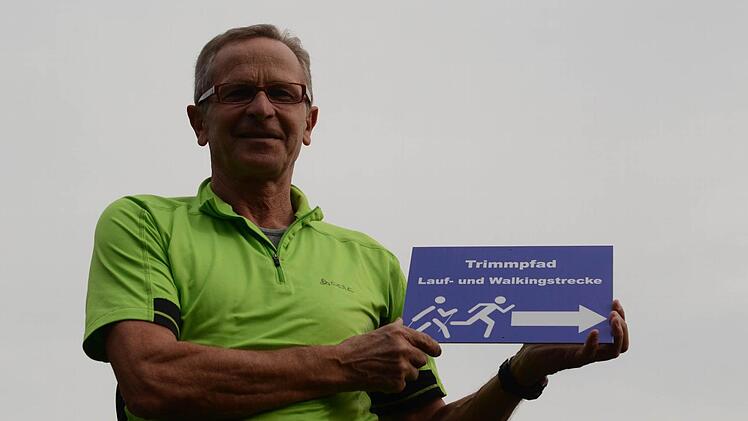 Werner Dengler bringt Menschen in Bewegung - beim Lauftreff in Ebenhausen. Foto: Jürgen Schmitt