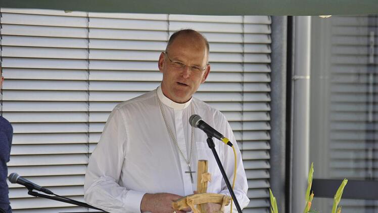 Dekan Oliver Bruckmann bei der Verabschiedung. Foto: Peter Klopf