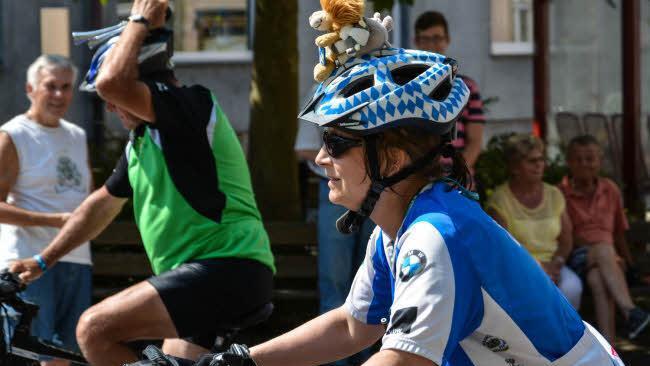BR-Radltour macht Halt in Münnerstadt Foto: Björn Hein