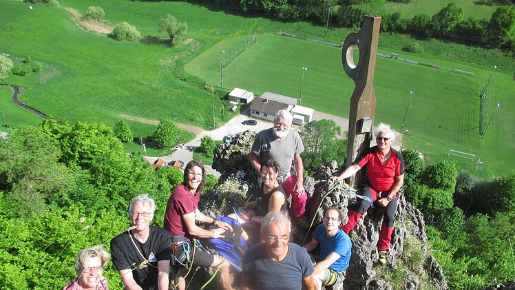 Horst Dannhauser und Ewald Lanzl am Fiechtlhaken Martin Reinhardt