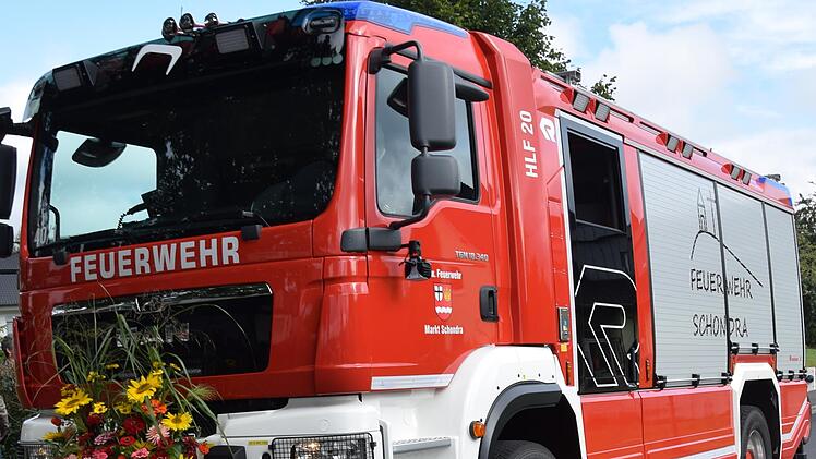 Seit einigen  Jahren leistet das Einsatzfahrzeug der Schondraer Feuerwehr gute Dienste. Allerdings wurde es in der Pandemie bei Gruppenübungen weniger beansprucht. Foto: Archiv/Horst Conze