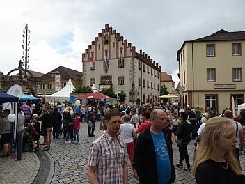 Das Stadtfest am Wochenende lockte Besucher nach Hammelburg.Foto: Arkadius Guzy