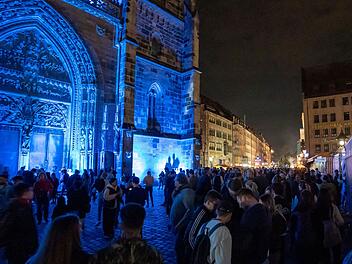 Nürnberg: Blaue Nacht 2023 zieht 150.000 Besucher an - Bilderstrecke von den Highlights