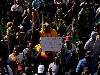 Proteste gegen die Einwanderungspolitik in S&uuml;dafrika