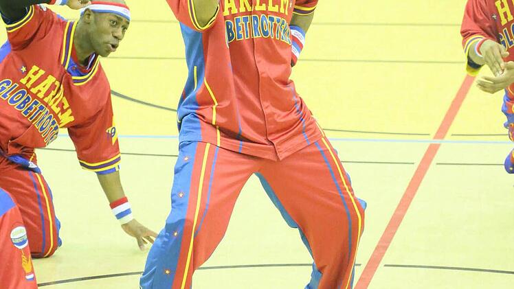 Am Dienstag waren die Harlem Globetrotters zu Gast in Coburg. Foto: Matthias Hoch