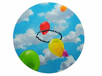 Das Himmelsbild von Gerhard Rießbeck.