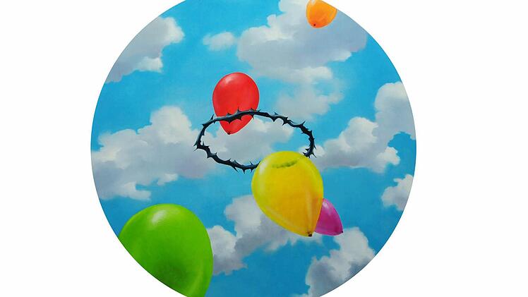 Das Himmelsbild von Gerhard Rießbeck.