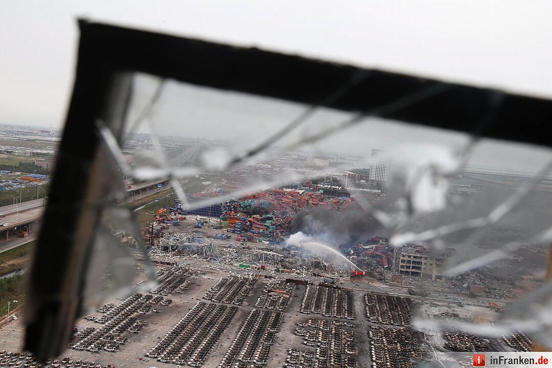Aftermath of huge explosion in Chinese port city of Tianjin