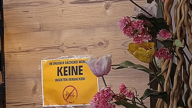Bamberger Bäckerei wendet sich an Kunden: "Keine Insekten verbacken"