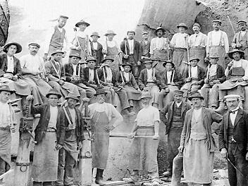 Das Vermächtnis dieser "alten Haudegen" bzw. "Staahaber" soll in der "Erlebniswelt fränkischer Sandstein" bewahrt werden. Foto: pr