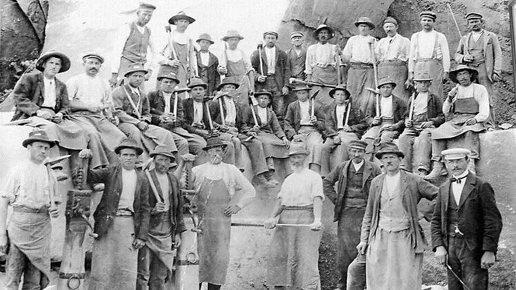 Das Vermächtnis dieser "alten Haudegen" bzw. "Staahaber" soll in der "Erlebniswelt fränkischer Sandstein" bewahrt werden. Foto: pr