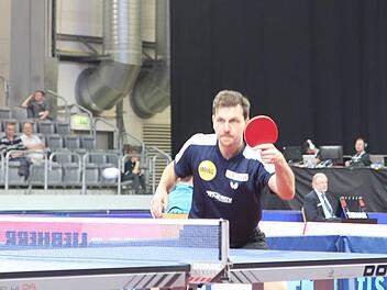 Timo Boll wurde in Bamberg bislang seiner Favoritenrolle gerecht. Fotos: Peter Seidel