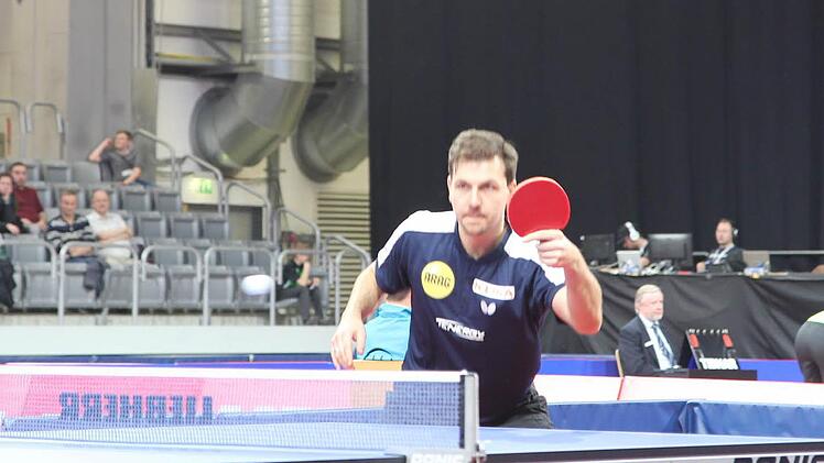 Timo Boll wurde in Bamberg bislang seiner Favoritenrolle gerecht. Fotos: Peter Seidel