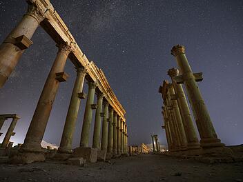 Ruinen der syrischen Stadt Palmyra