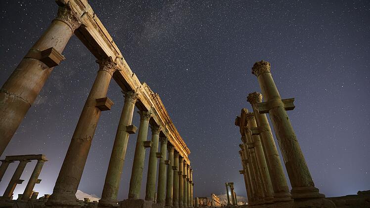 Ruinen der syrischen Stadt Palmyra