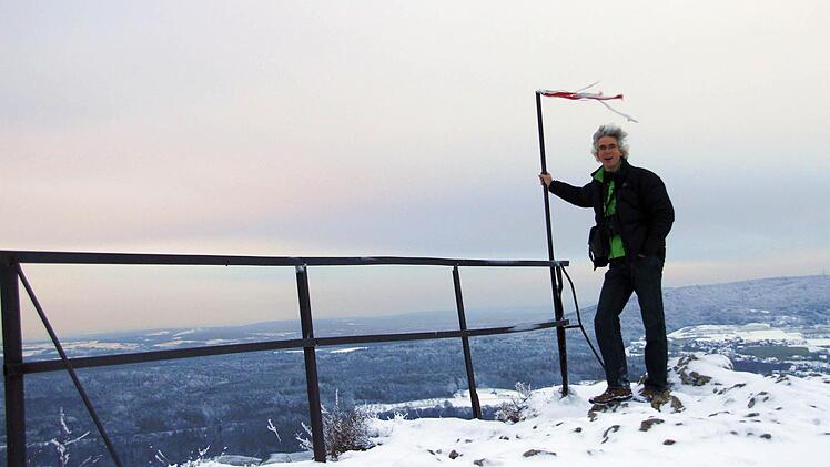 Geschafft. Herrliche Ausssicht. Viel Wind...