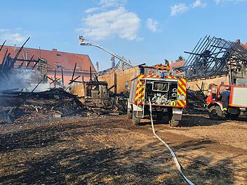 Gro&szlig;brand im Kreis Bad Kissingen