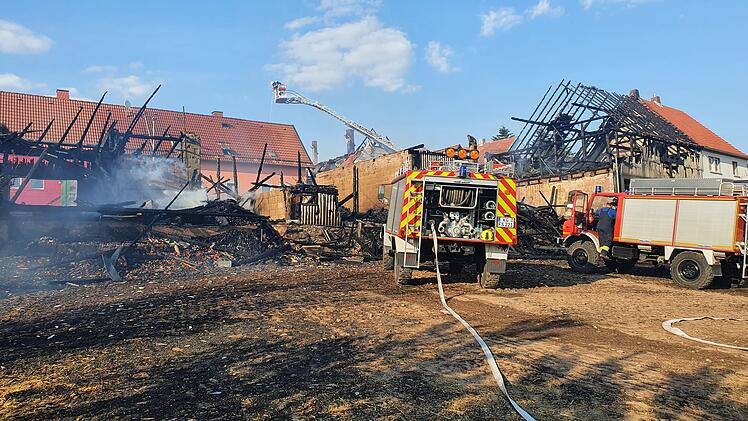Gro&szlig;brand im Kreis Bad Kissingen