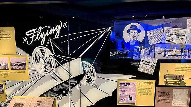 Die Geschichte Gustav Weisskopfs wird im Museum als Graphic Novel erzählt.