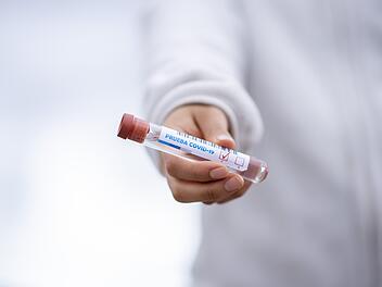 Corona-Test Tube positiv