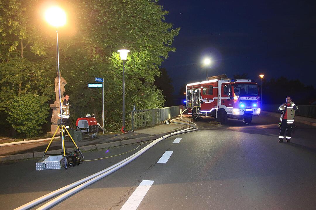 Großbrand Kart-Bahn Marktzeuln (2)