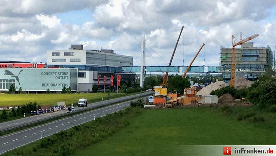 Puma-Bridge in Herzogenaurach vollendet