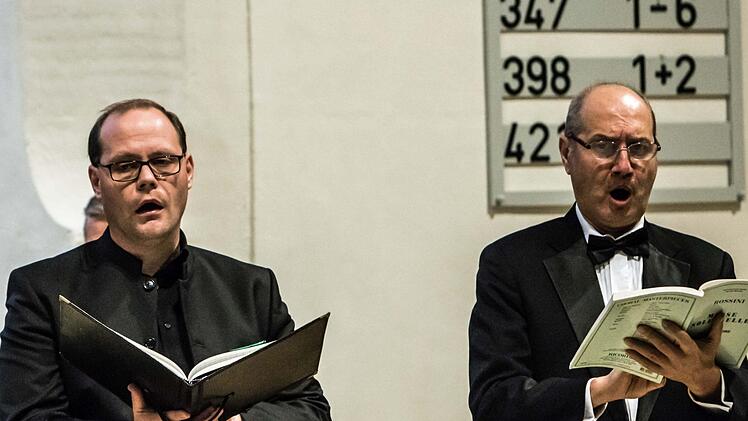 Die "Petite Messe solennelle" von Gioacchino Rossini erlebte eine eindringliche Aufführung in der Coburger Morizkirche.Foto: Jochen Berger