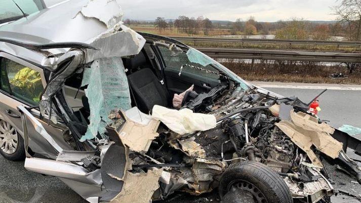 Auf der A3 kam es am Freitagmorgen zu mehreren Unfällen. Foto: Feuerwehr Höchstadt