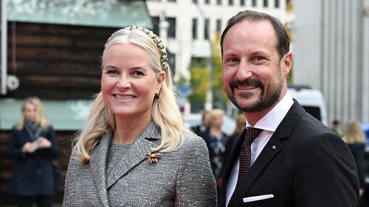Die norwegische Kronprinzessin Mette-Marit und Kronprinz Haakon