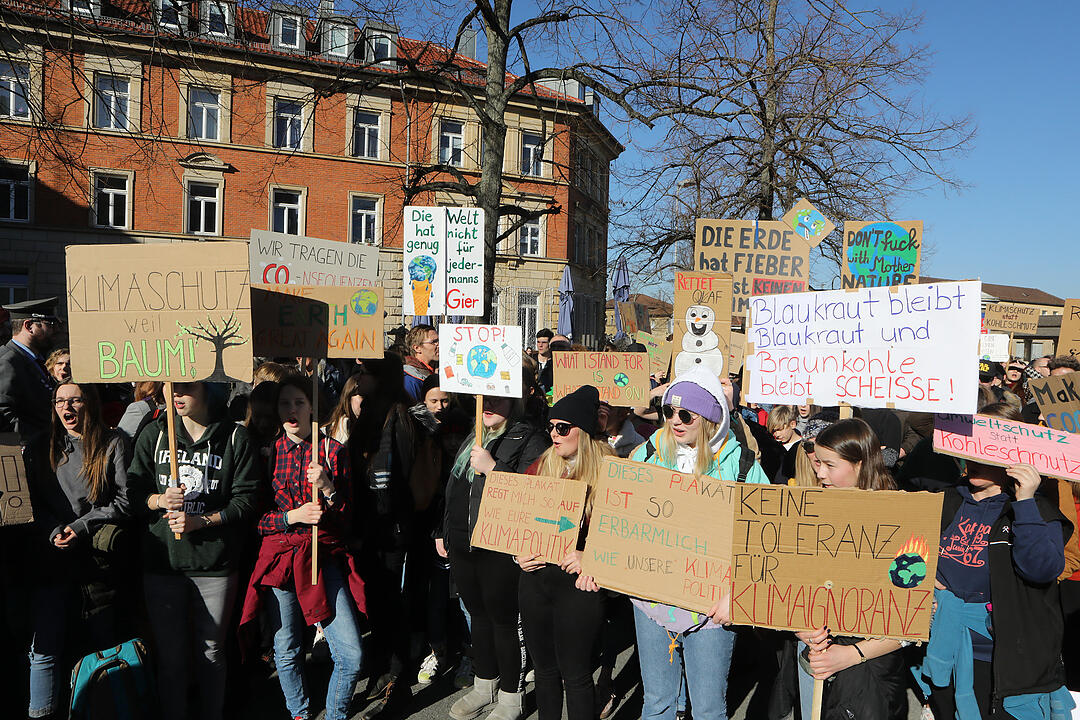 Bamberg; Demo Klima; Foto: Barbara Herbst