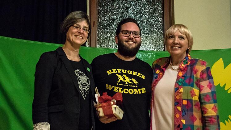 Impressionen vom Wahlkampfauftritt von Claudia Roth beim Kreisverband Coburg-Stadt der GrünenFoto: Jochen Berger