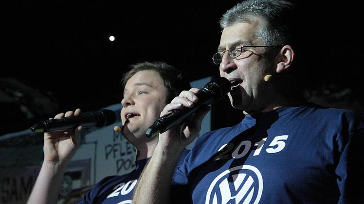 Marcel Ott und Horst Kampe von der Hugo-Crew. Foto: Jürgen Gärtner