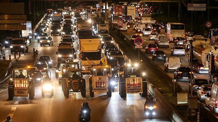 Protest gegen EU-Mercosur-Freihandelsabkommen - Paris