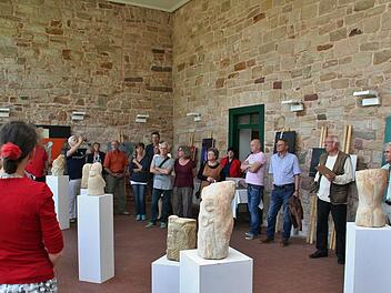 Vernissage in der Orangerie des Museums Obere Saline  Fotos: Werner Vogel