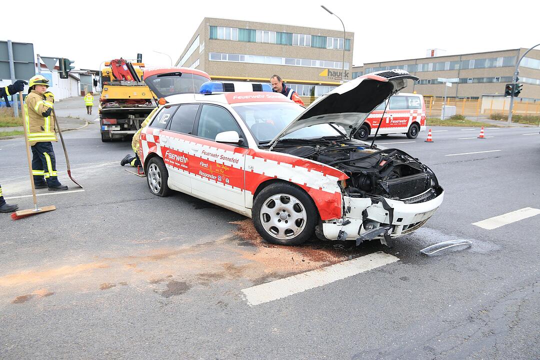 Zusammenstoß in Sonnefeld