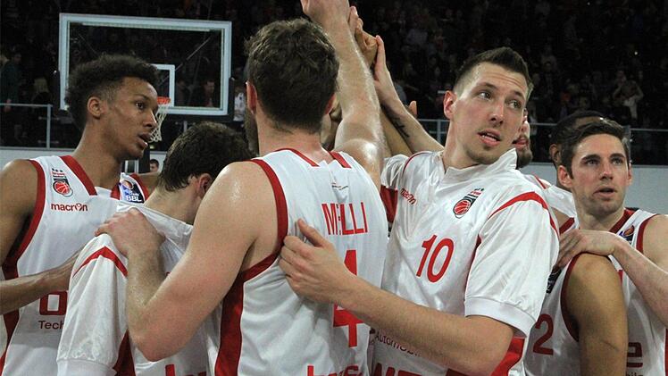 Am 33. Spieltag der Basketball-Bundesliga empf&auml;ngt Brose Bamberg die Eisb&auml;ren Bremerhaven. Foto:Katja Wagner