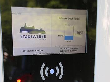 Die Stadtwerke verlangen fürs Tanken an  ihren E-Ladesäulen (hier Pörbitscher Weg) Geld von den Autofahrern.