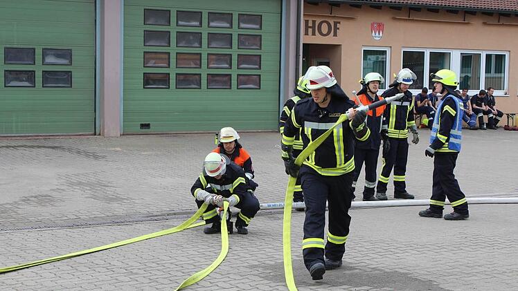 Leistungsprüfung bei der Feuerwehr Oberthulba  Foto: Feuerwehr