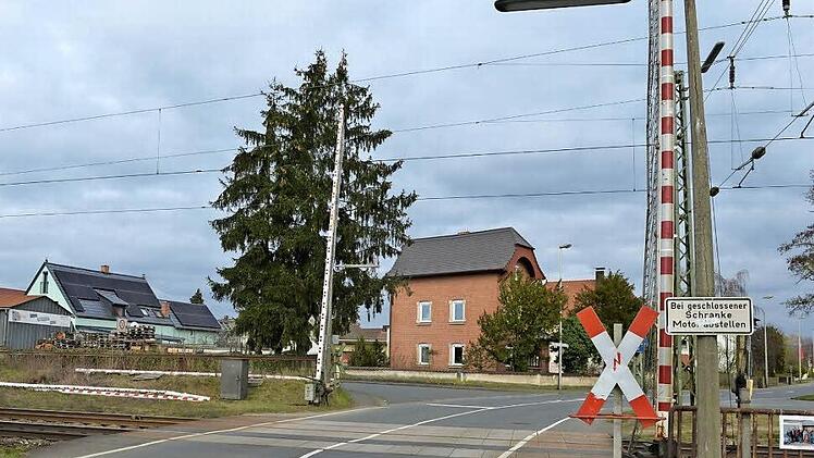 In diesem Bereich war Marion Ochs zwischen den geschlossenen Schranken gefangen. Alle Fotos: Ronald Rinklef