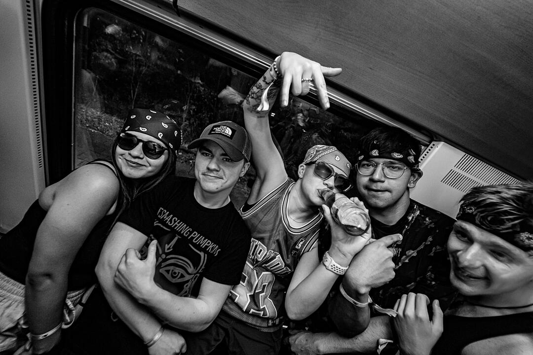 Die beste Party im Zug!